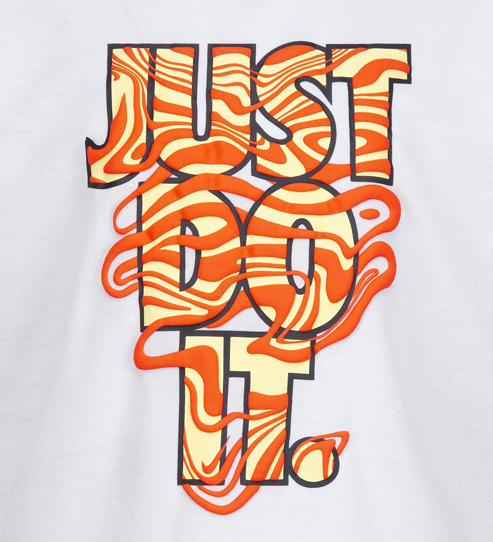 Nike Stuttermabolur - Sigla M. Prentað