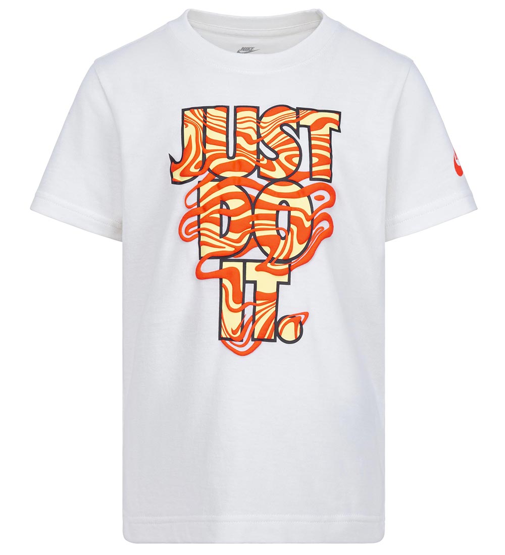 Nike Stuttermabolur - Sigla M. Prentað