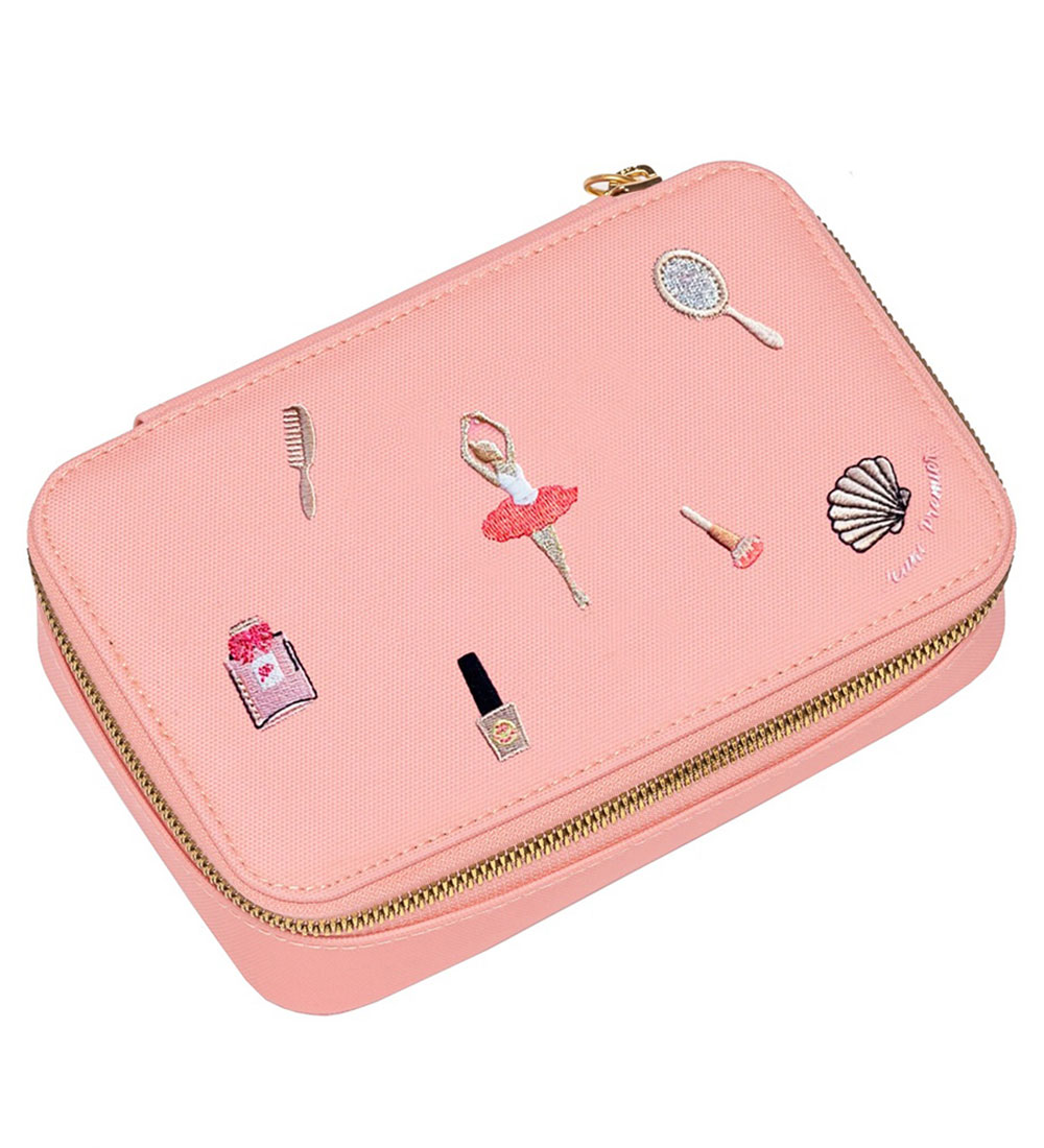 Jeune Premier Etui m. Inhoud - Sieraden Box Roze
