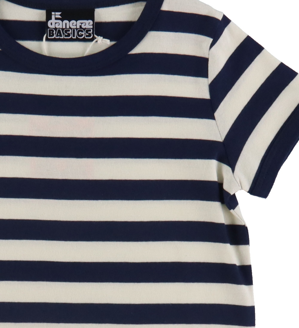 Danefæ T-skjorte - Danebasic - Dk Navy/Kritt