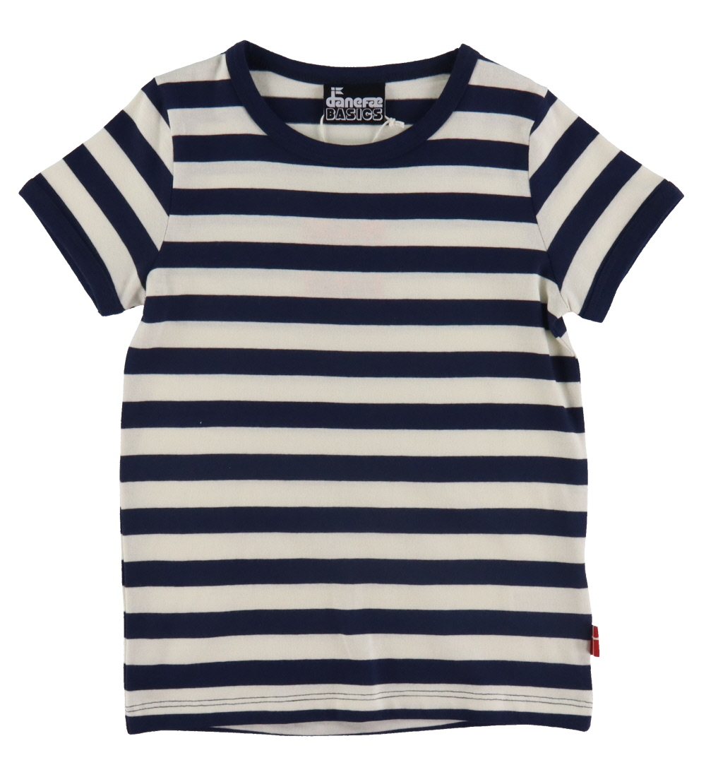 Danefæ T-skjorte - Danebasic - Dk Navy/Kritt