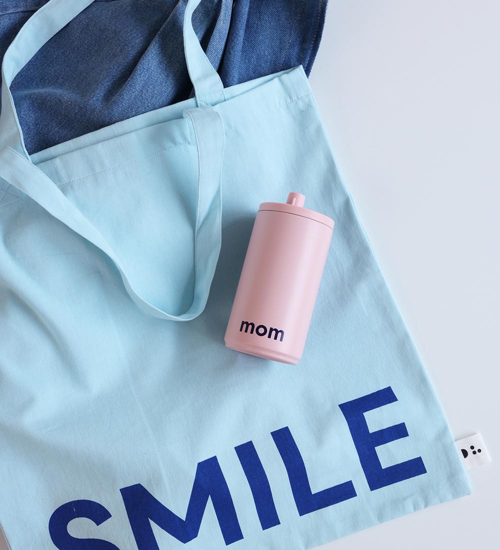 Mug Thermos Design Letters - Travel - Maman - 350 ml - Rose