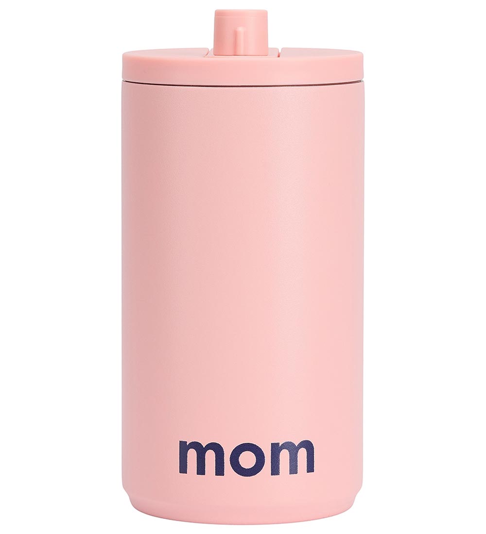 Mug Thermos Design Letters - Travel - Maman - 350 ml - Rose