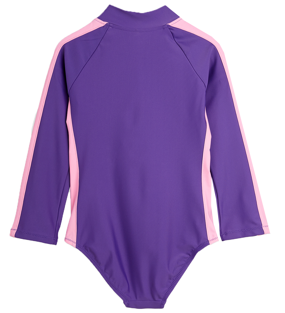 Mini Rodini Swimsuit - UV50+ - Stripe - Purple