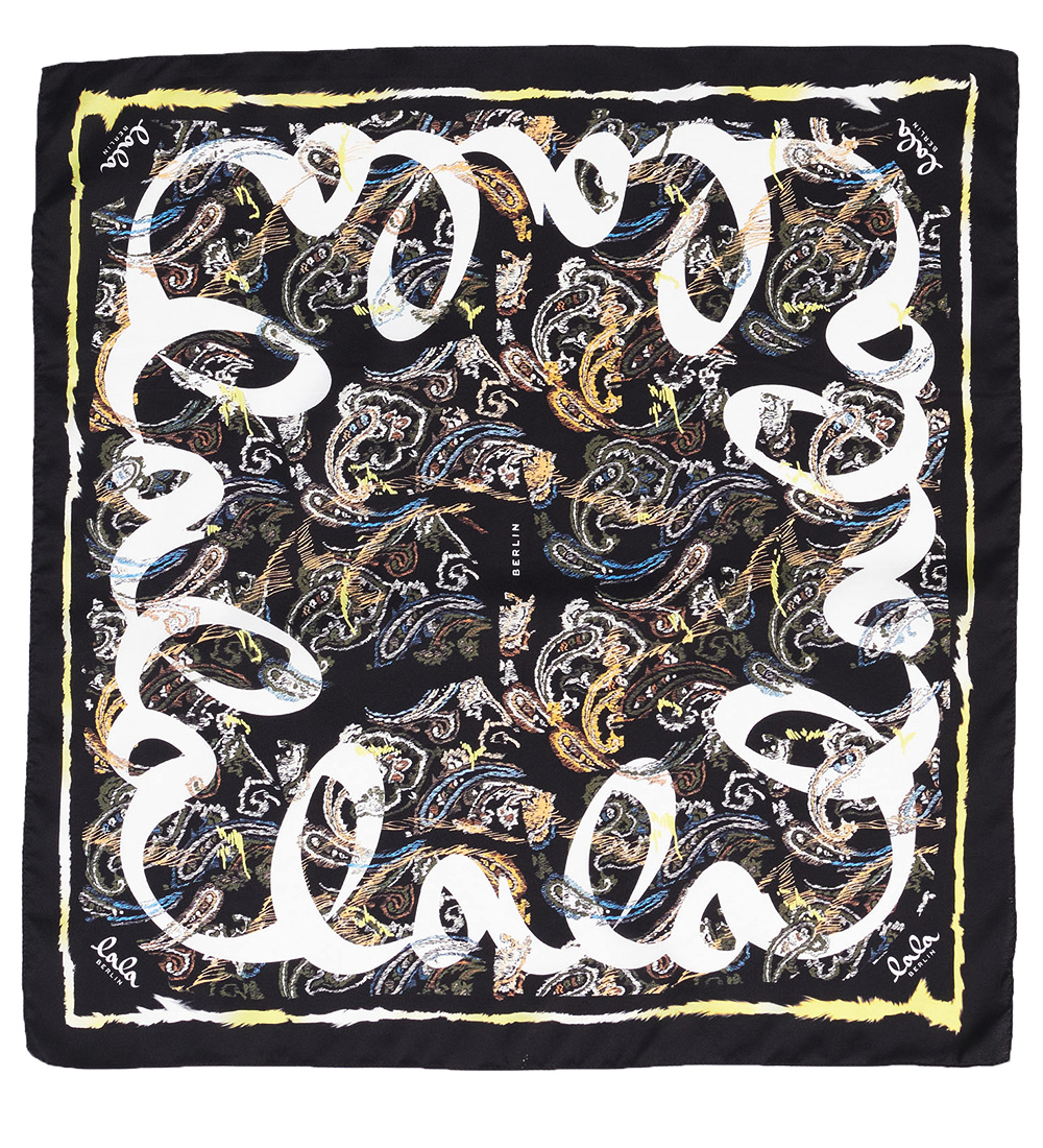 Lala Berlin Scarf - 50x50 - Silk Cube Ahrina - Paisley Park D