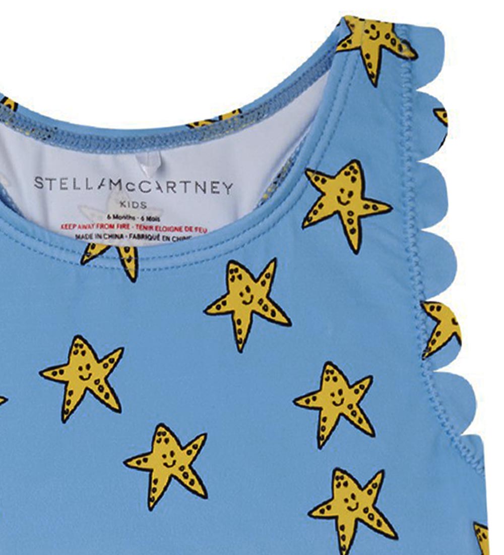 Maillot de Bain Stella McCartney Kids - UV50+ - Bleu/Jaune av. É