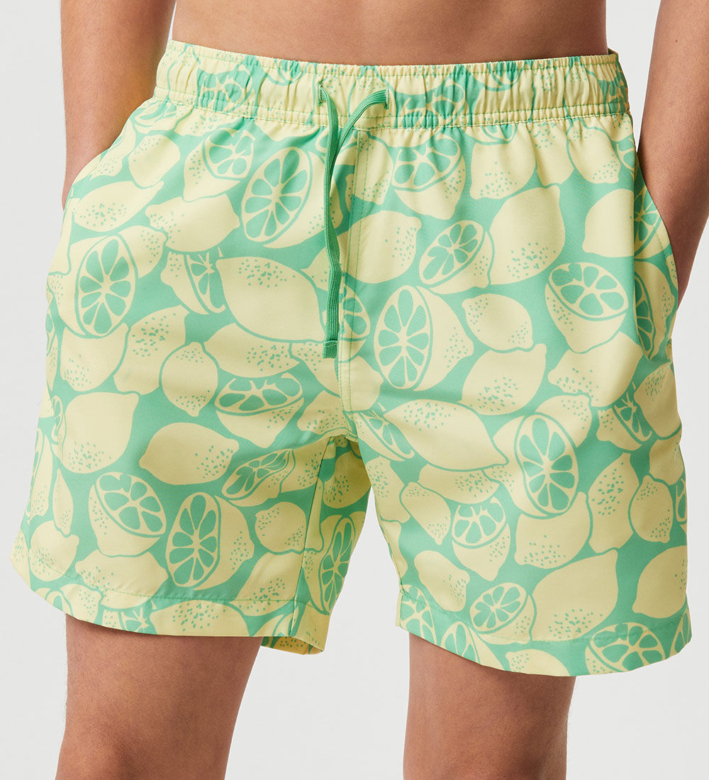 Björn Borg Swim Shorts - Castle Print - Limoncello BIG