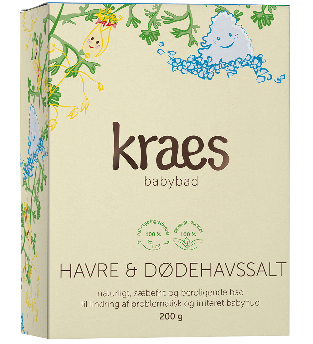 Kraes Babybad - Havre & Dödahavssalt - 200 g