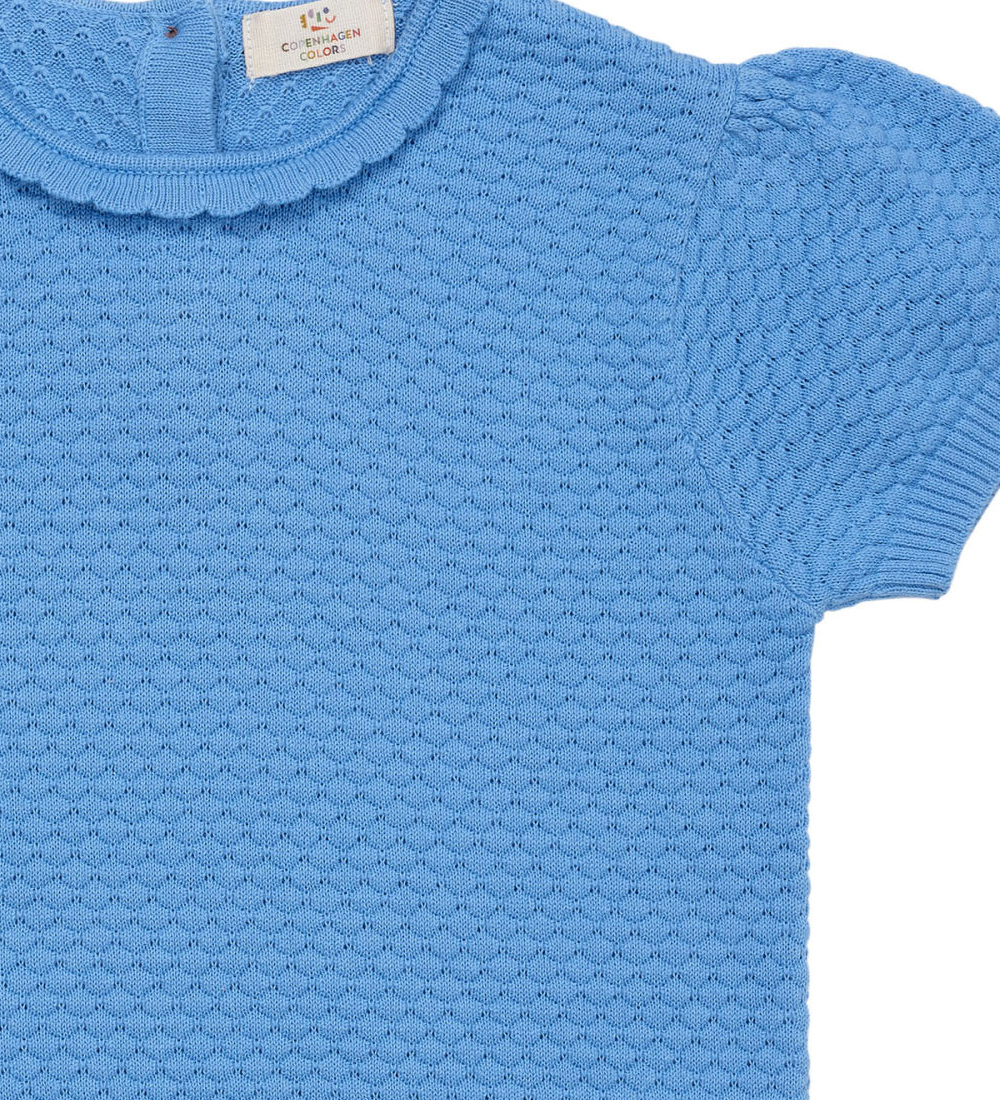 Copenhagen Colors T-shirt - Knitted - Sky Blue