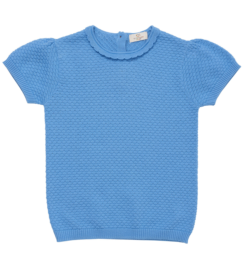 Copenhagen Colors T-shirt - Knitted - Sky Blue