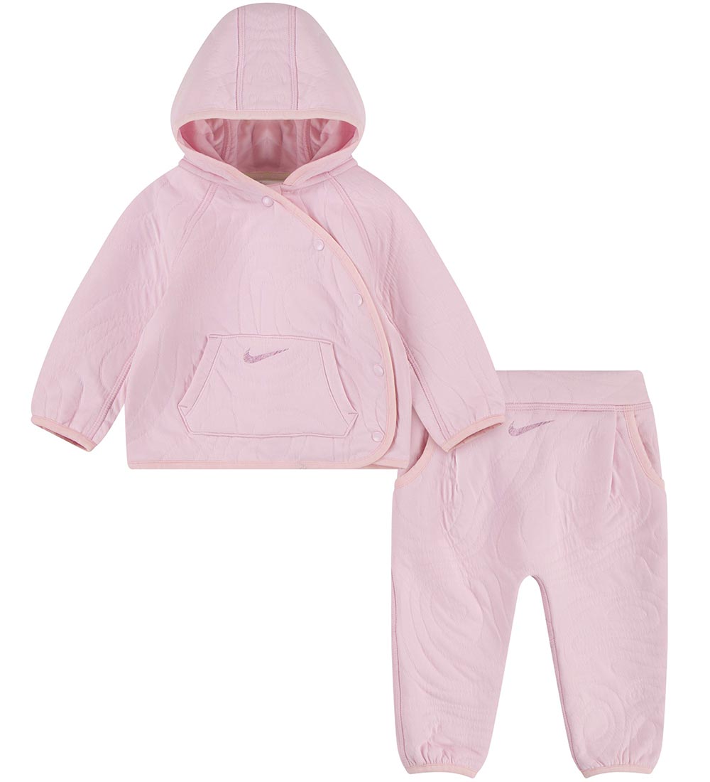 Set Nike - Matelassé - Pantalon/Gilet - Rose Mousse