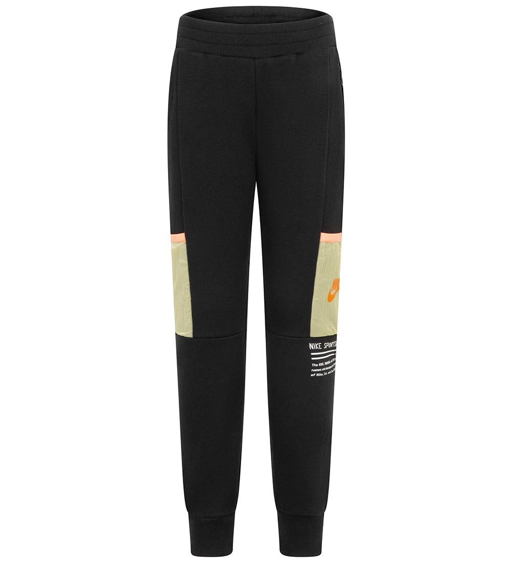 Nike Joggingbroek - Zwart m. Zijzakken