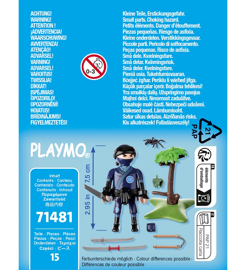 Playmobil SpecialPlus - Ninja - 15 Parts - 71481