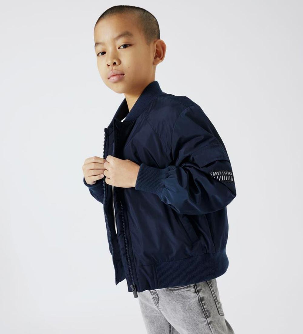 Name It Bomber Jacket - NkmMaca - Dark Sapphire