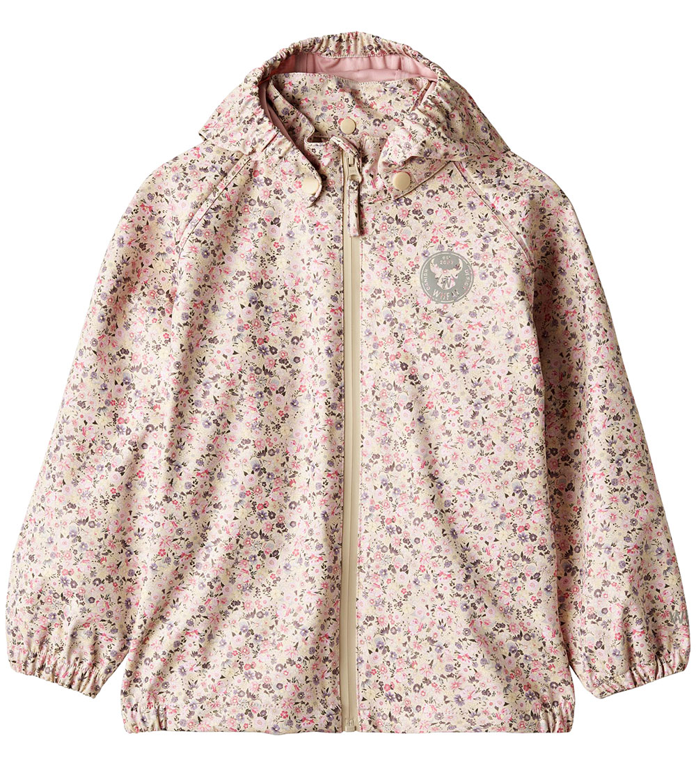 Wheat Rain Jacket - Charlie - Clam Multi Flowers