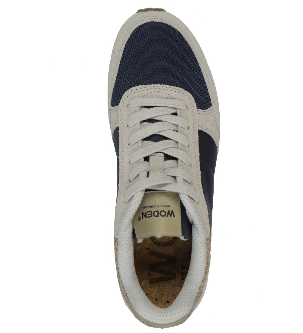 Woden Shoe - Ronja - Navy/Sea Fog Grey
