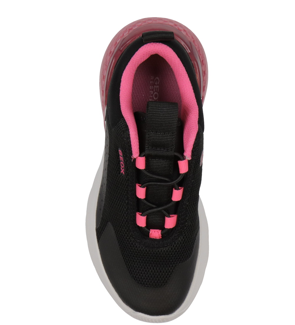 Geox Kengät Valolla - Activart - Black/Fluo Fuchsia