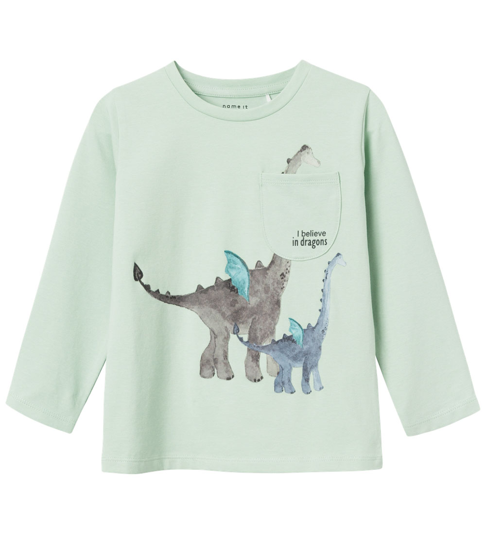 Name It Blouse - NmmDrag - Silt Green