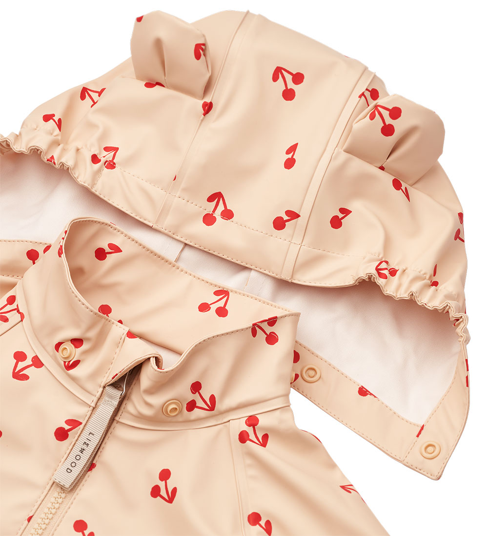Liewood Rain Jacket - PU - Melody - Cherries/Apple Blossom