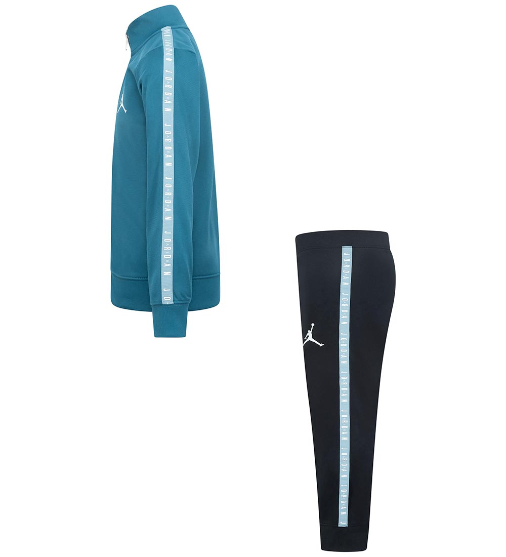 Jordan Träningsset - Cardigan/Byxor - Industriell Blue