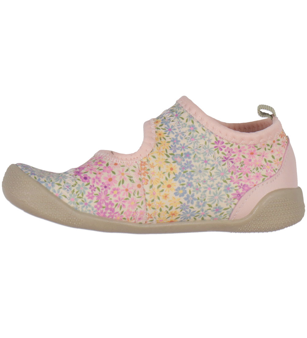 Wheat Badeschuhe - Wavey - Rainbow Blumen
