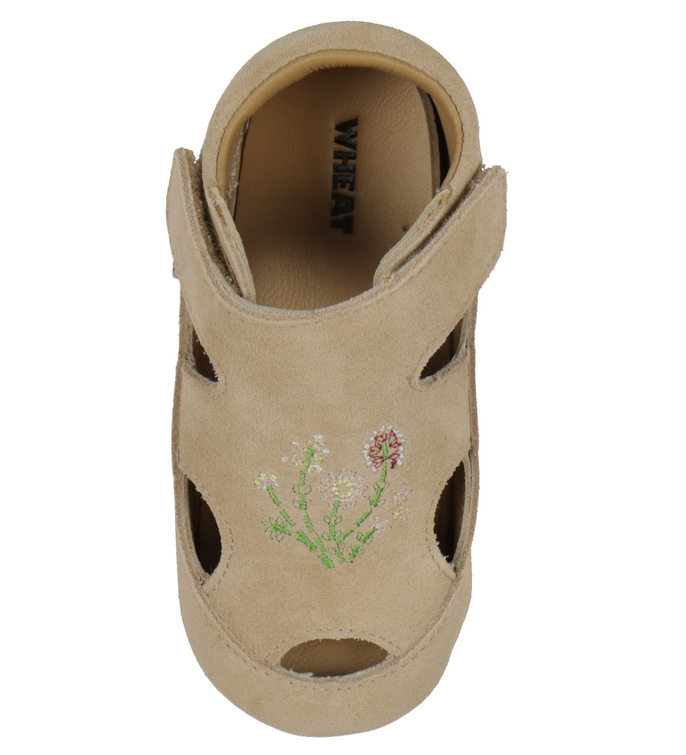 Wheat Slippers - Pax - Suede - Beige Rose