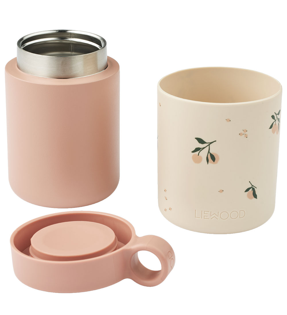 Liewood Thermal container - Kian - 350 mL - Peach/Sea Shell