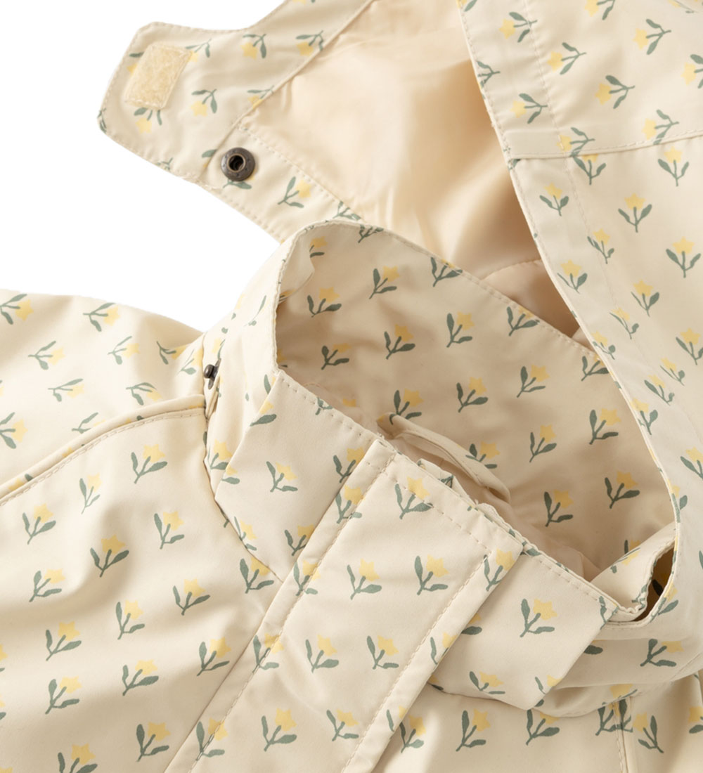 Lil' Atelier Lightweight Jacket - NmfGerda - Wood Ash w. Flowers