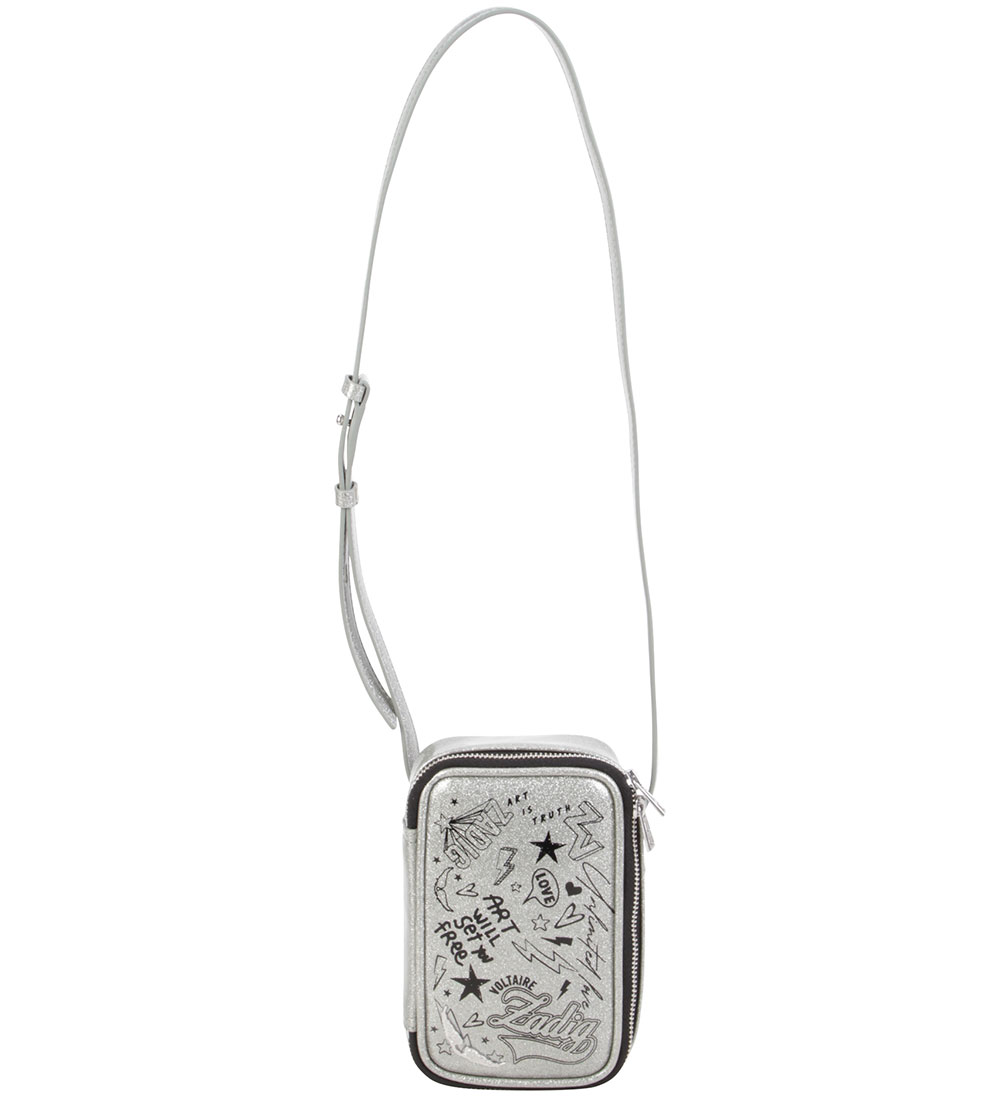 Zadig & Voltaire Umhängetasche/Gürteltasche - Klea - Silber Glit