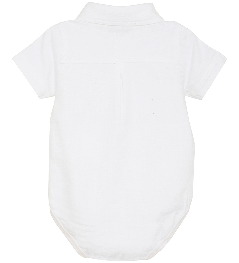 Minymo Skjortbody - k/ä - Bright White