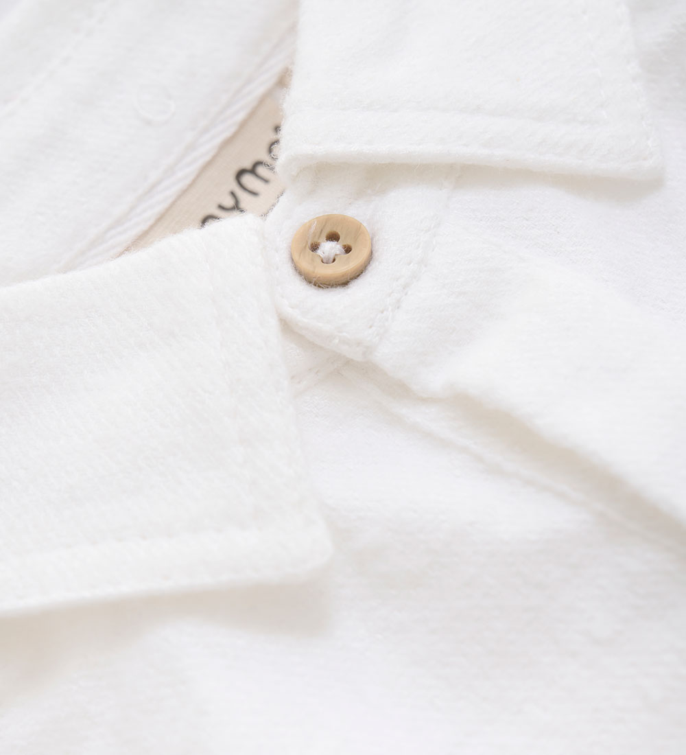 Minymo Skjortbody - k/ä - Bright White