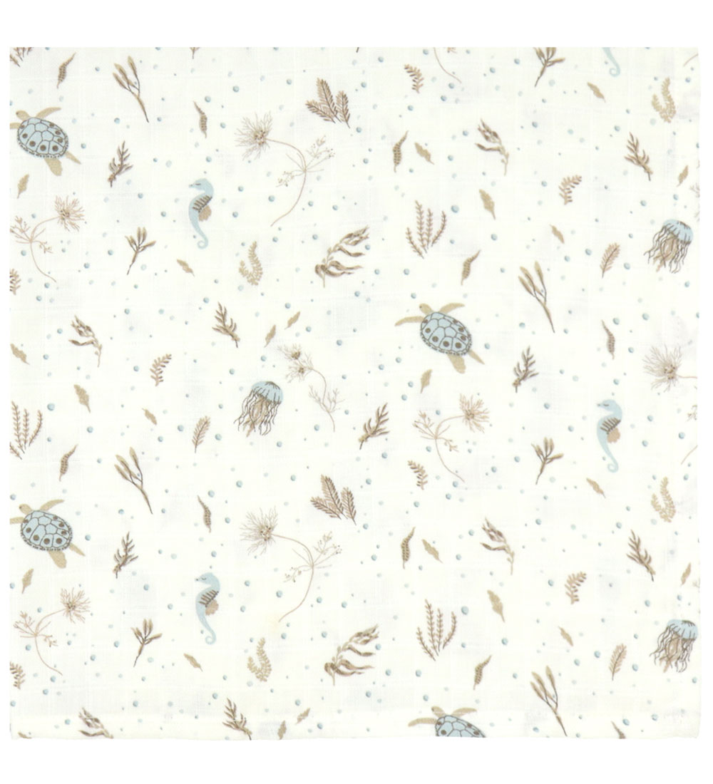 Cam Cam Spucktücher - 72x72 cm - 2er-Pack - Sea Garden