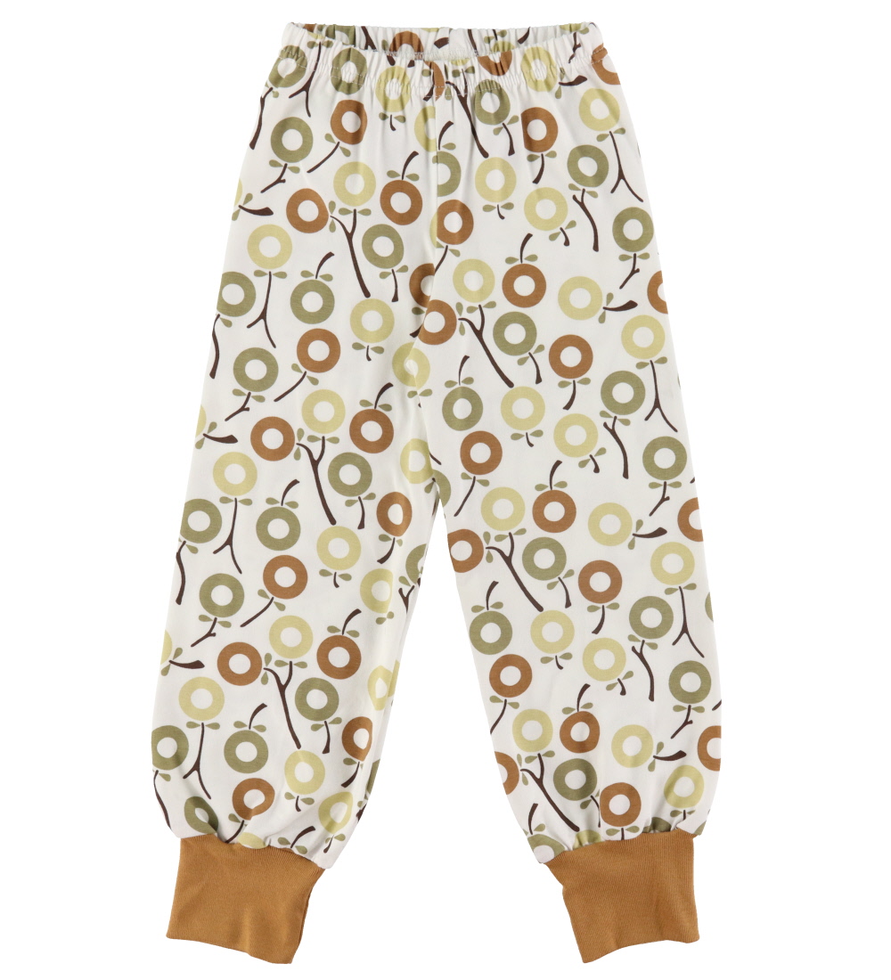 Katvig Pyjama set - Wit m. Appels