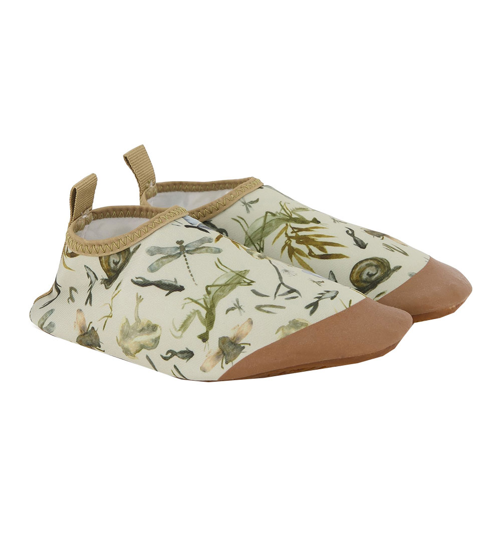 Mikk-Line Beach Shoes - Desert Sage w. Insects