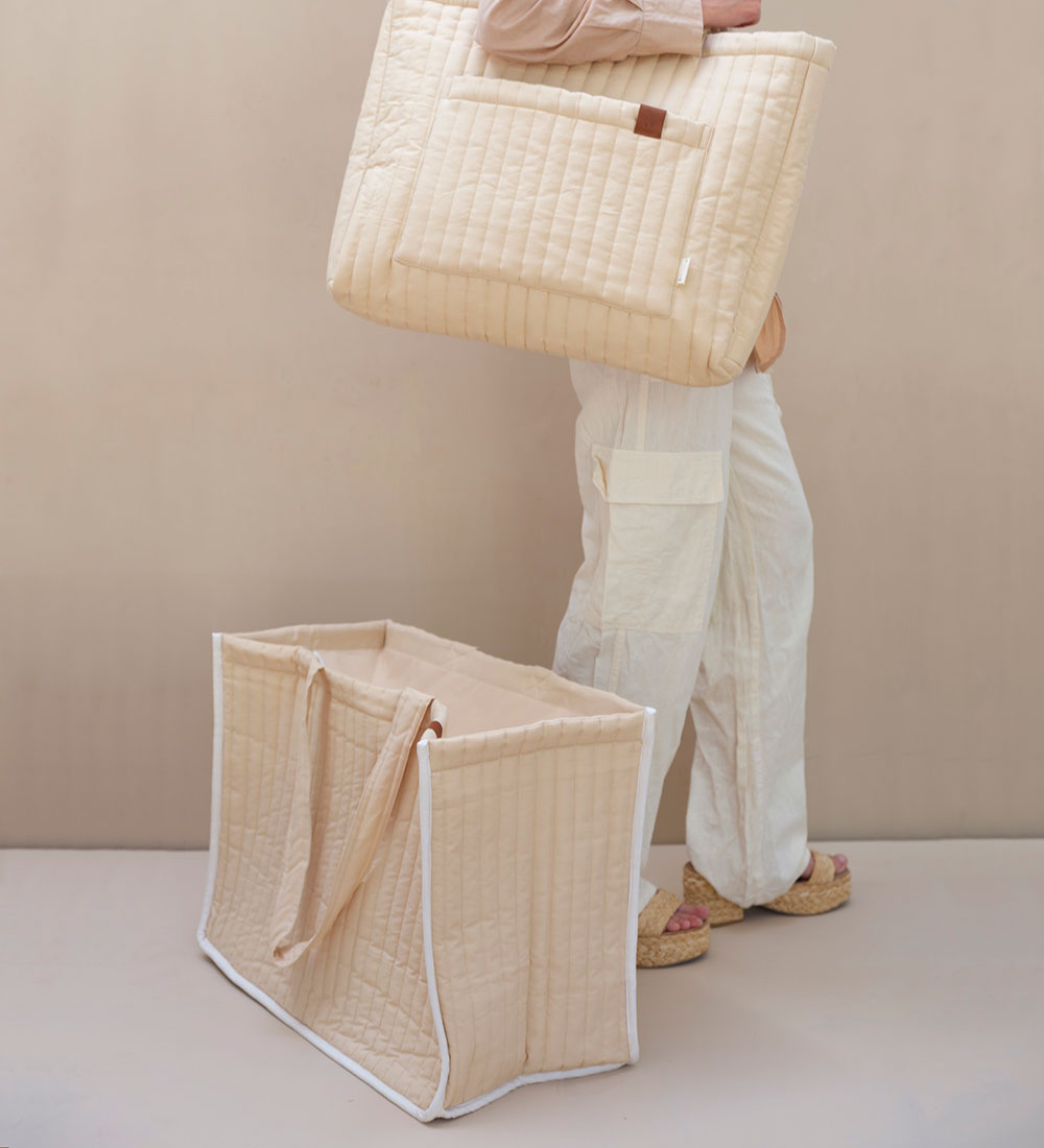 Fabelab Weekend Bag - Quilted - Wheat