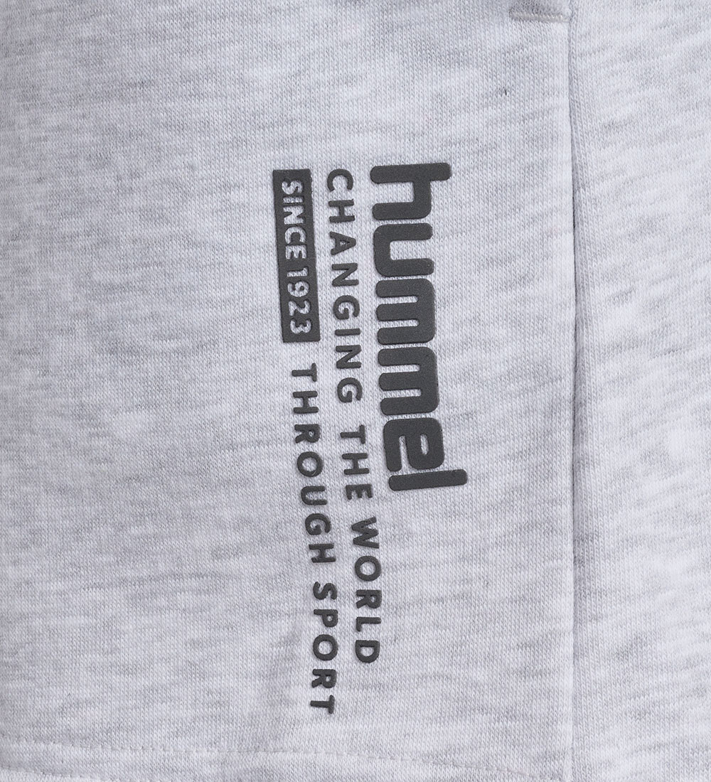 Hummel Sweat Shorts - HmlDante - Ultra Light Grey Melange