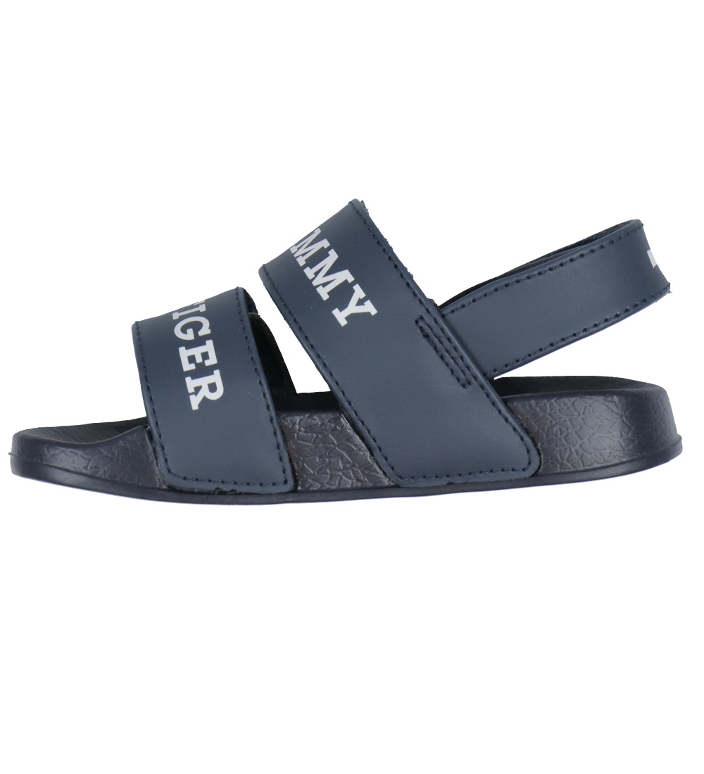 Tommy Hilfiger Flip Flops - Velcro - Navy