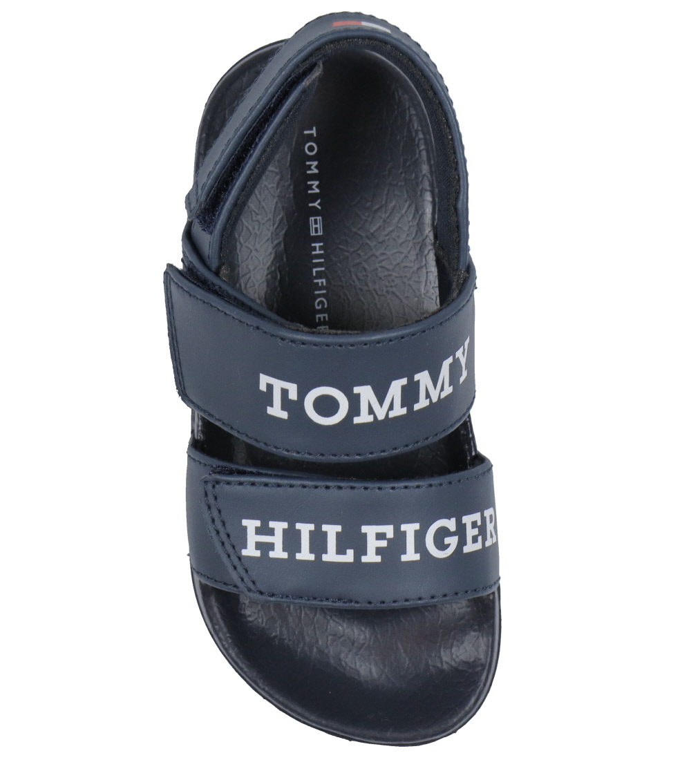 Tommy Hilfiger Flip Flops - Velcro - Navy
