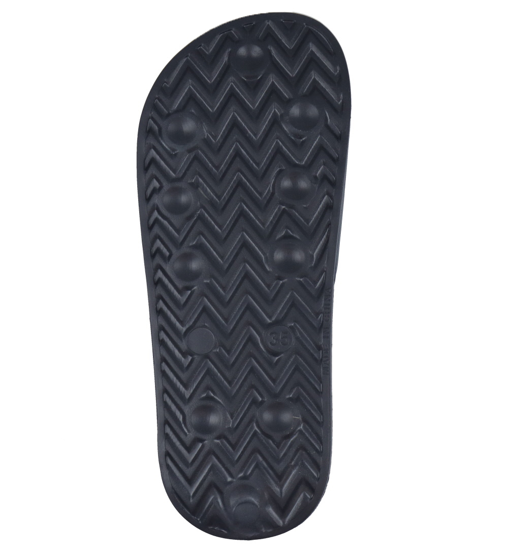 Tommy Hifigs Flip Flops - Logo Pool Slide - Navy w. White