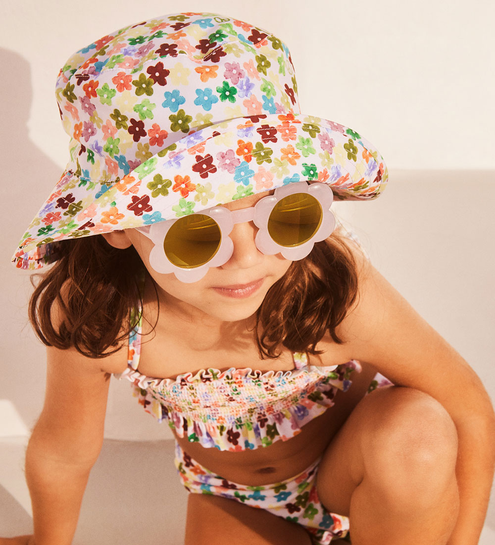 Molo Bucket-hattur - UV50+ - Nadia - Flower Petit