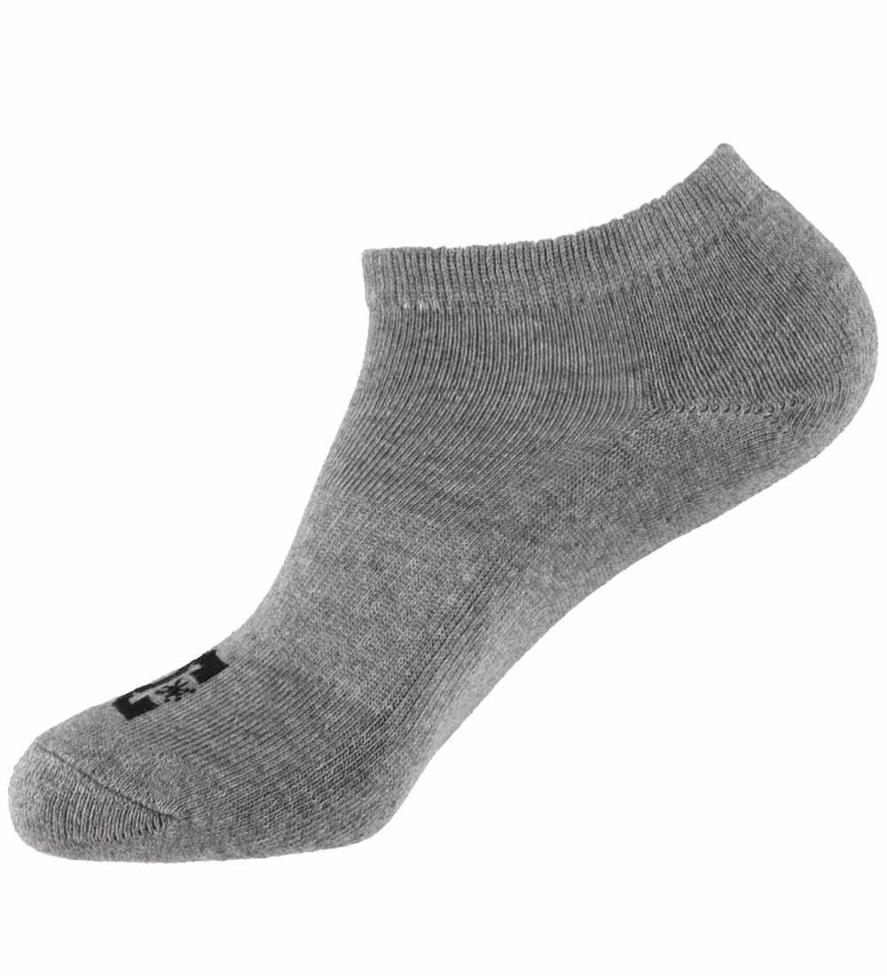 DC Sokken - Enkel - 3-pack - Zwart/Wit/Grijs