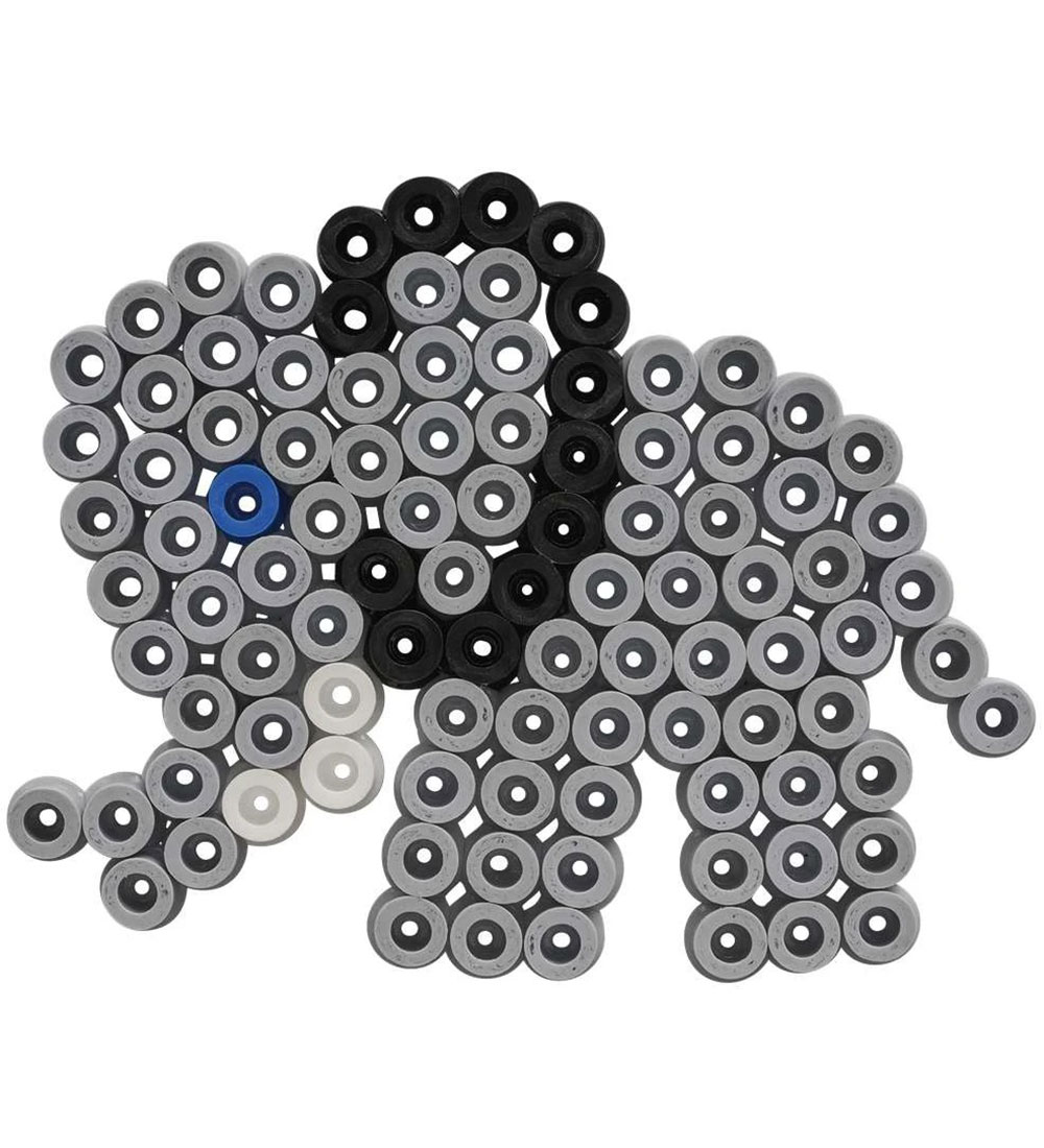 Hama Maxi Beads and Pin plate - 600 pcs - Elephant