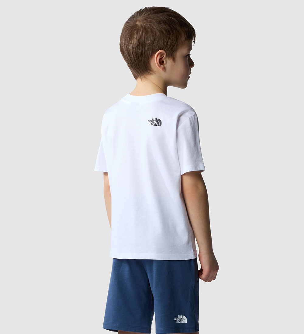 The North Face Shorts Set - T-shirt/Shorts - White/Shady Blue