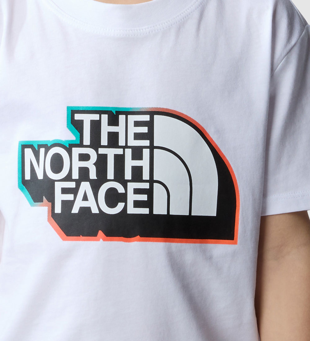 The North Face Shorts Set - T-shirt/Shorts - White/Shady Blue