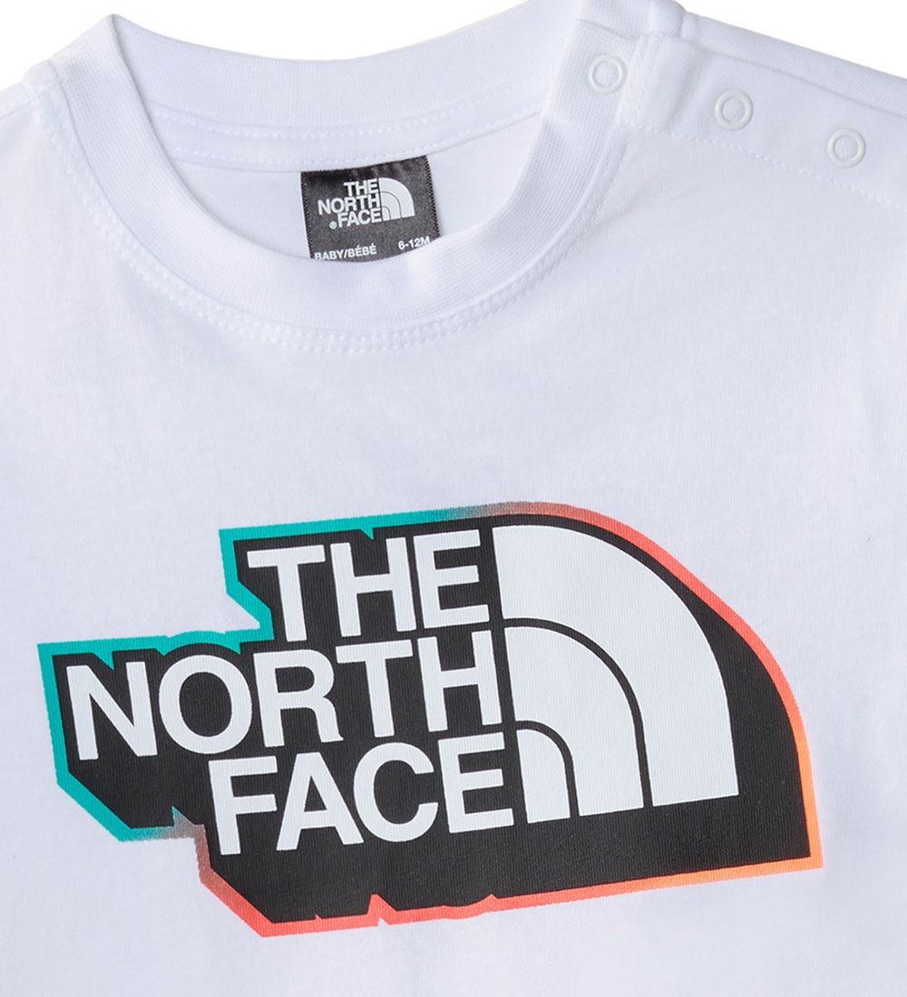 Ensemble de Shorts The North Face - T-Shirt/Shorts - Blanc/Ombré