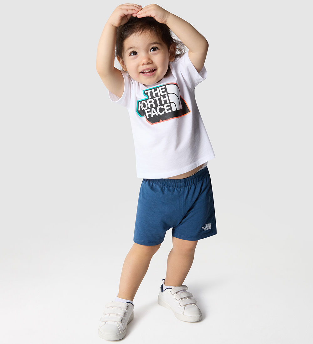 Ensemble de Shorts The North Face - T-Shirt/Shorts - Blanc/Ombré