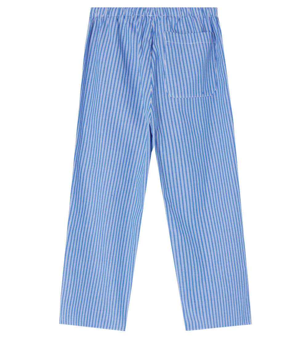 American Vintage Byxor - Rayures Aqua Stripes
