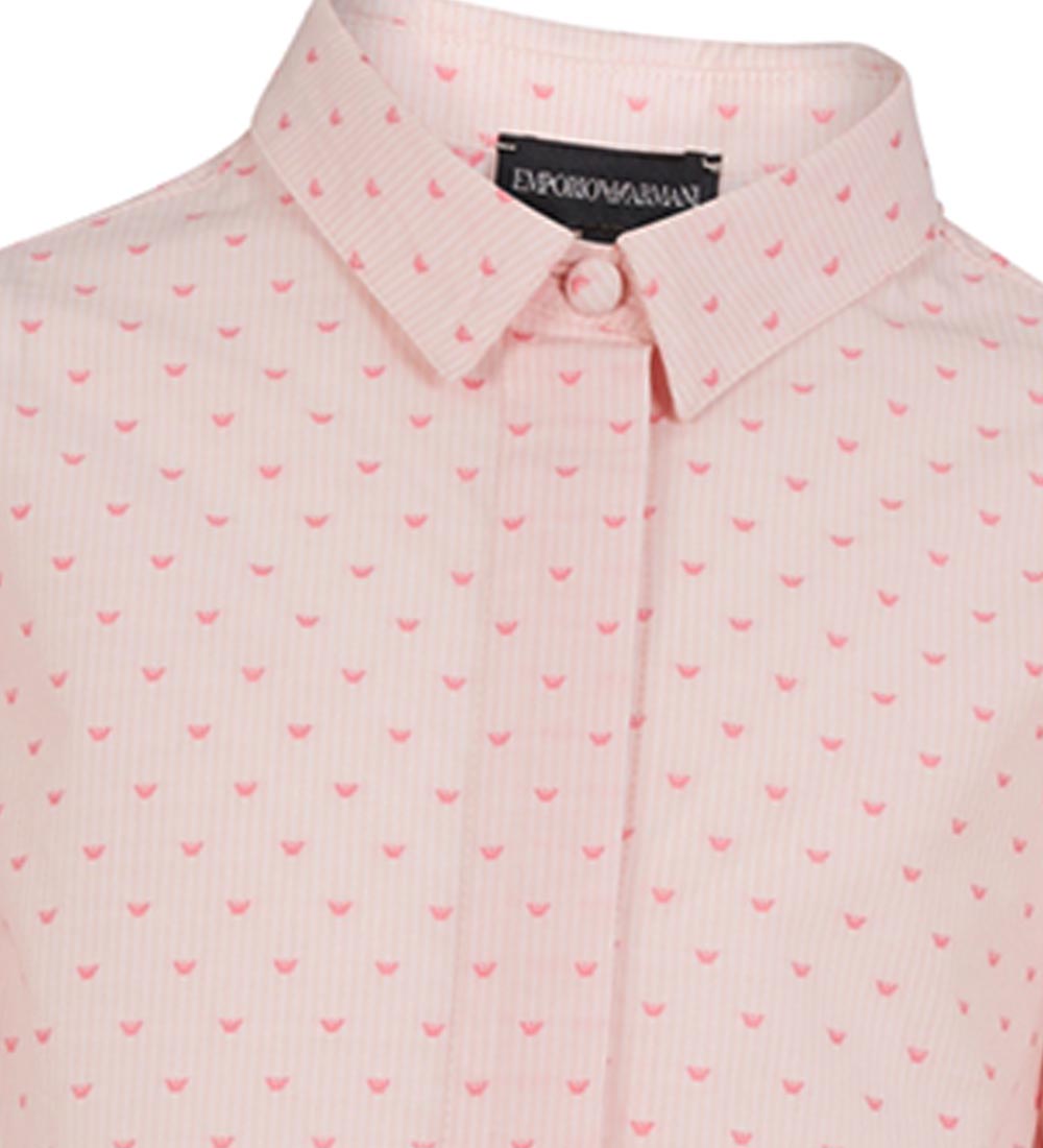 Emporio Armani Klänning - Rosa m. Logotyper