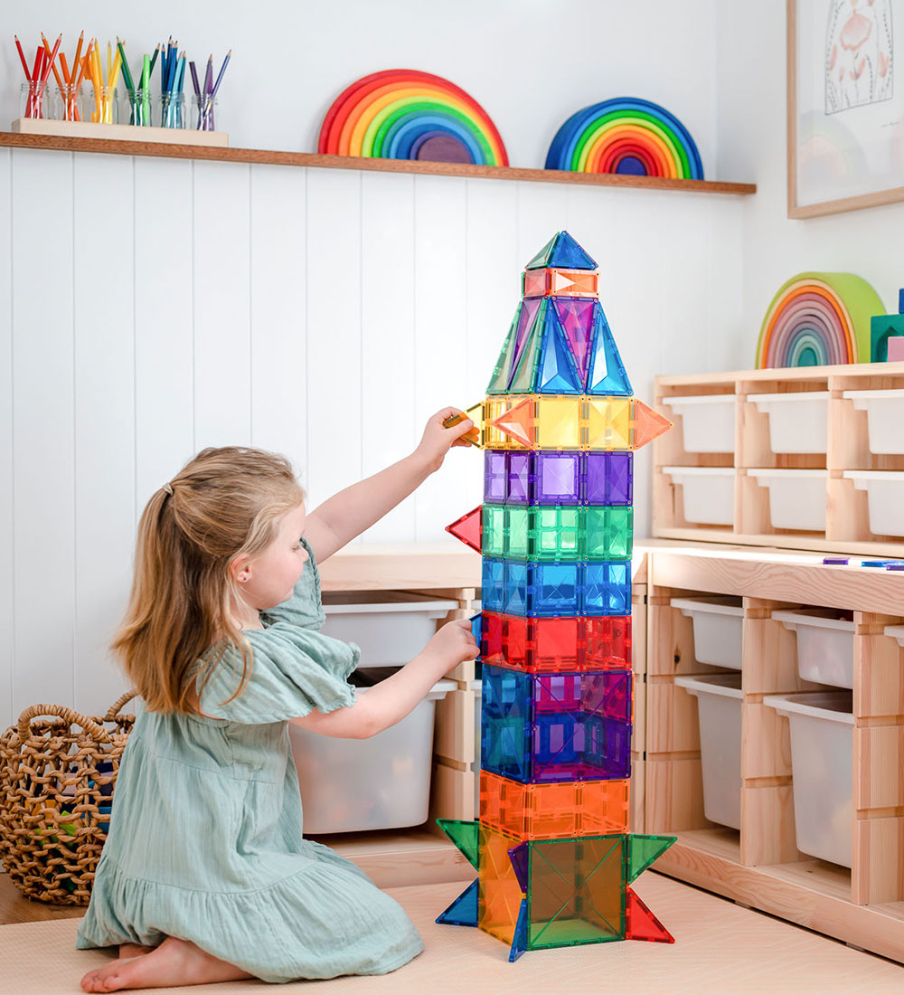 Connetix Magnet set - 102 Parts - Rainbow Creative Pack