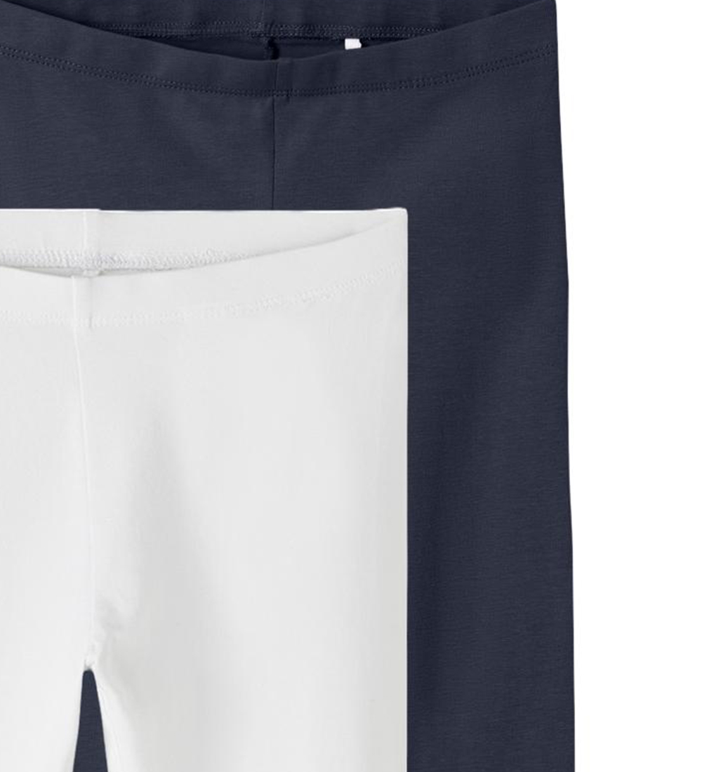 Name It Leggings - Noos - NkfVivian Capri - 2-Pack - Bright Whit